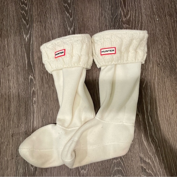 Cream Colored, Medium, Tall Hunter Boot Socks - Picture 3 of 3